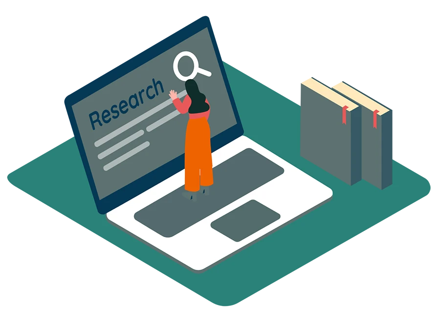 Technical illustration representing Evicourse digital solution case studies